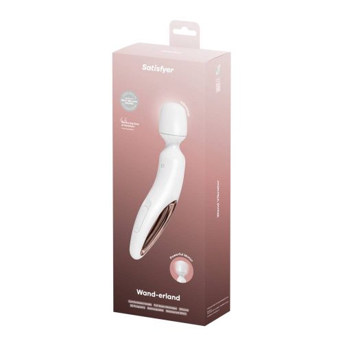 Satisfyer Wand-erland 50 Mode White Body Wand - Image 6