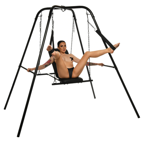 Throne Adjustable Sex Sling with Stand - Image 3