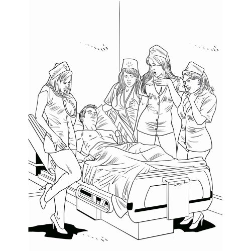 XXX Nurses Colouring Book - Image 4