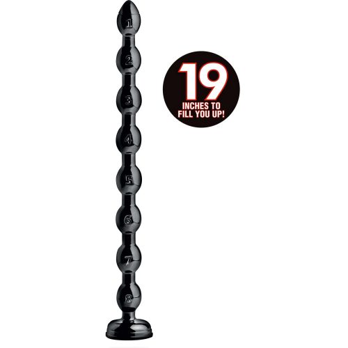 Hosed 19in Beaded Anal Snake - Image 3