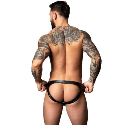 Male Power Moonshine Jock Strap Black - Image 3