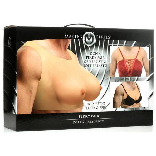 Perky Pair D Cup Silicone Breasts - Image 4