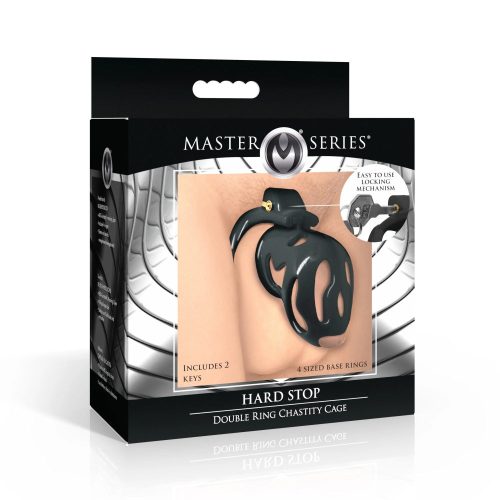 Hard Stop Double Ring Chastity Cage - Image 7