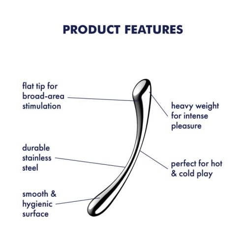 Satisfyer Cosmic Crest 1 Metal Dildo - Image 5
