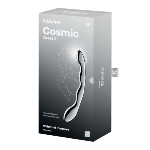 Satisfyer Cosmic Crest 2 Metal Dildo - Image 4