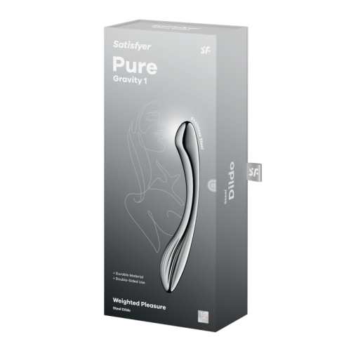 Satisfyer Pure Gravity 1 Metal Dildo - Image 4