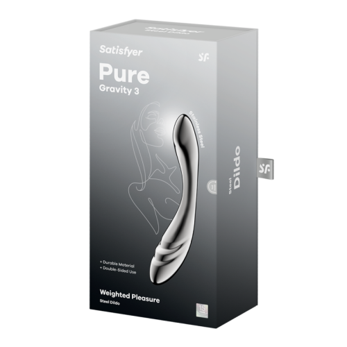 Satisfyer Pure Gravity 3 Metal Dildo - Image 5