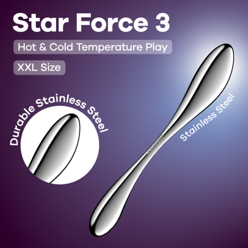 Satisfyer Star Force 3 Metal Dildo - Image 3