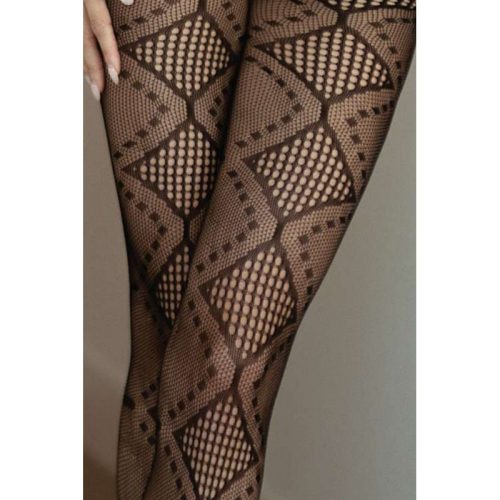 Midnight Allure Fishnet Tights Black - Image 4