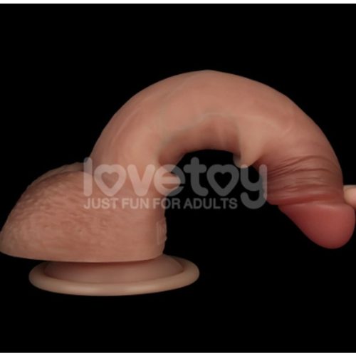 Sliding Skin Pro Dual Layer Silicone Dong 7.5in - Image 5