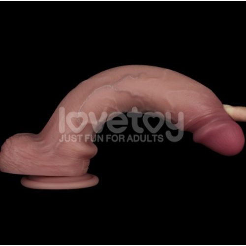 Sliding Skin Pro Dual Layer Silicone Dong 10in - Image 5
