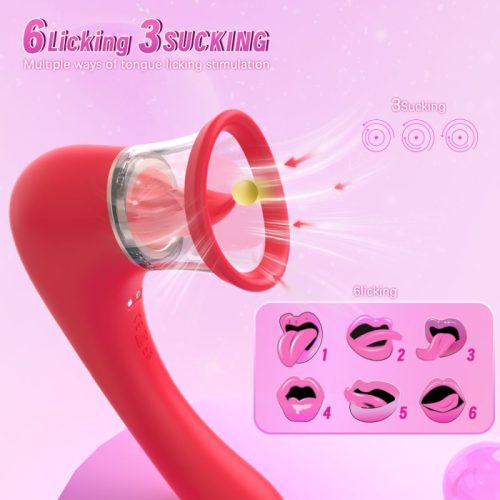 3-in-1 Sucking Licking Vibrating Vaginal Stimulator - Image 3