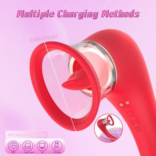 3-in-1 Sucking Licking Vibrating Vaginal Stimulator - Image 5