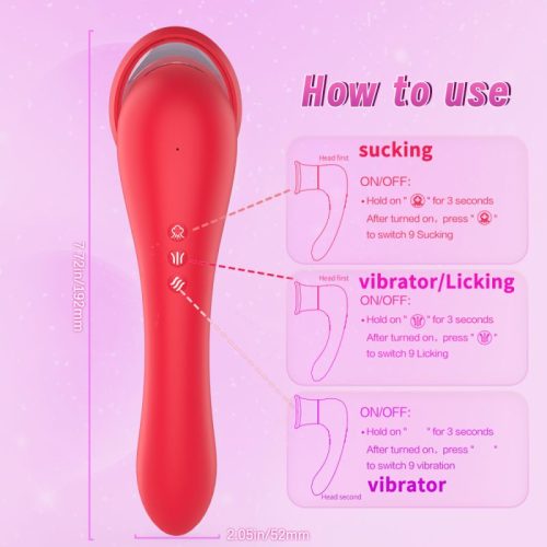 3-in-1 Sucking Licking Vibrating Vaginal Stimulator - Image 8