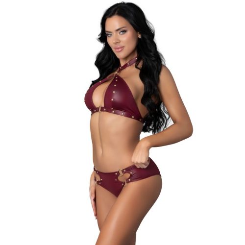 Juno Burgundy Jewel Two Piece Set - Image 3