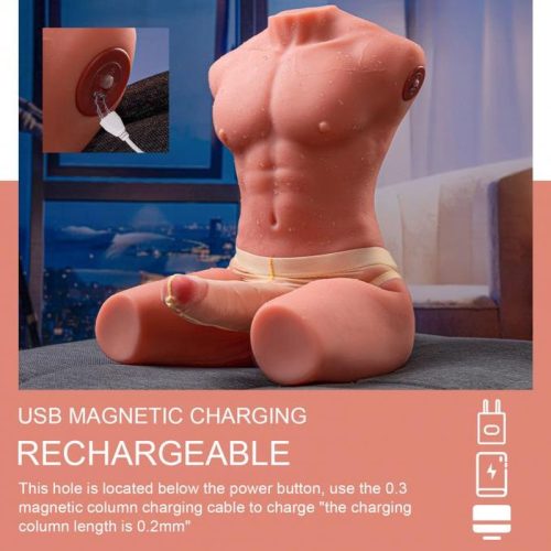 Jason 8kg USB Auto Thrusting 17cm Cock and Ass Male Torso - Image 7