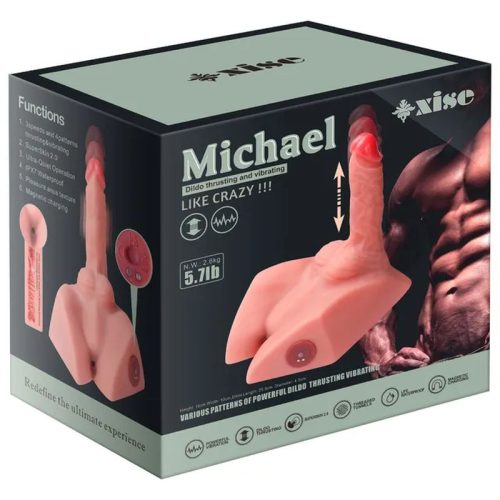 Michael 2.5kg USB Auto Thrusting 20cm Male Cock and Ass - Image 7