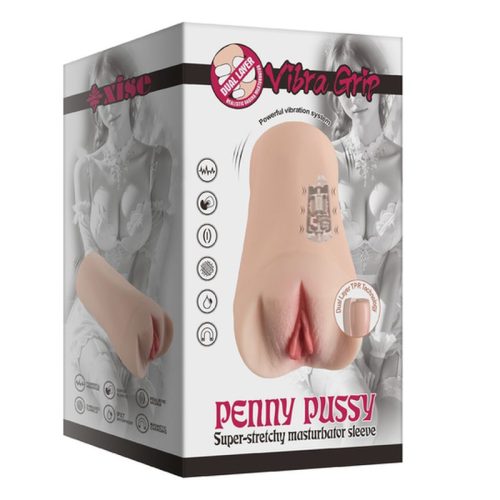 Penny Pussy Dual Layer Vibrating Masturbator - Image 5