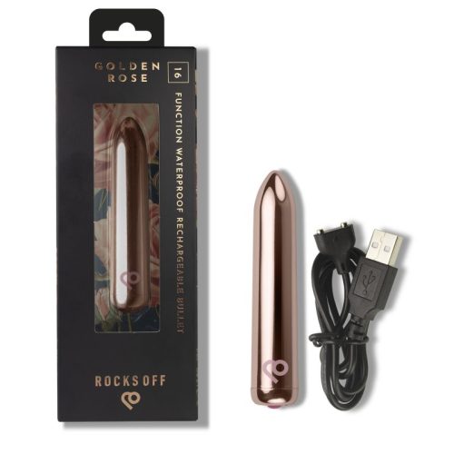 Golden Rose Rechargeable Bullet - Image 7