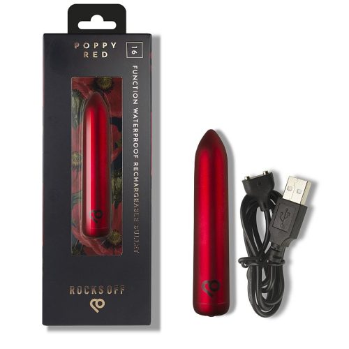 Poppy Red Rechargeable Bullet - Image 6