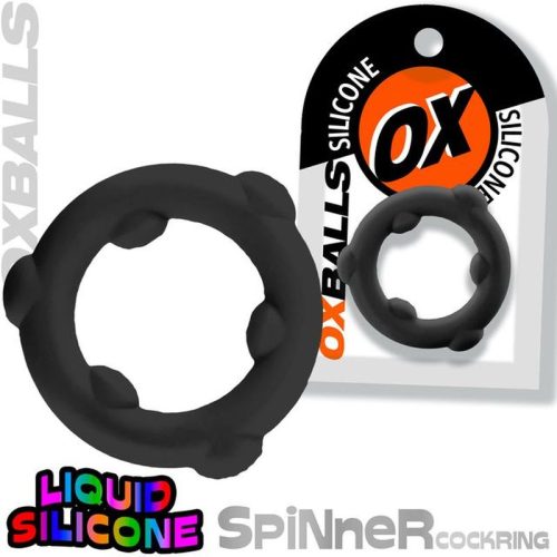 Spinner Silicone Ring Black - Image 5