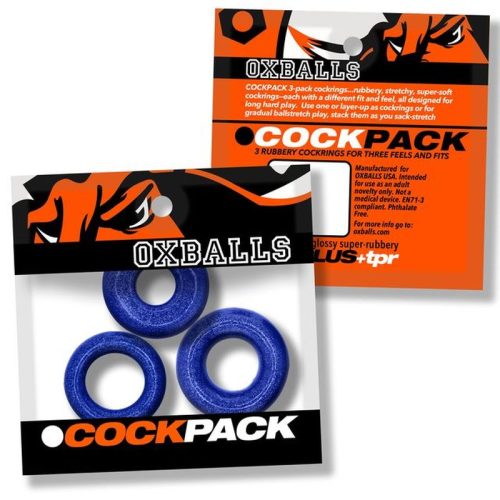 Cockpack 3 Pc Ring Set Blue - Image 4