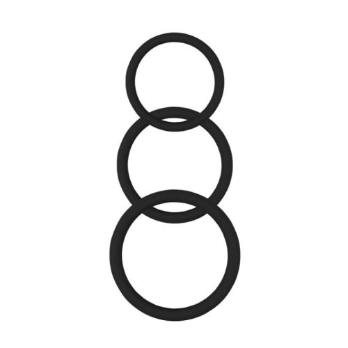 Magnum Force Cock Ring Set Black - Image 3
