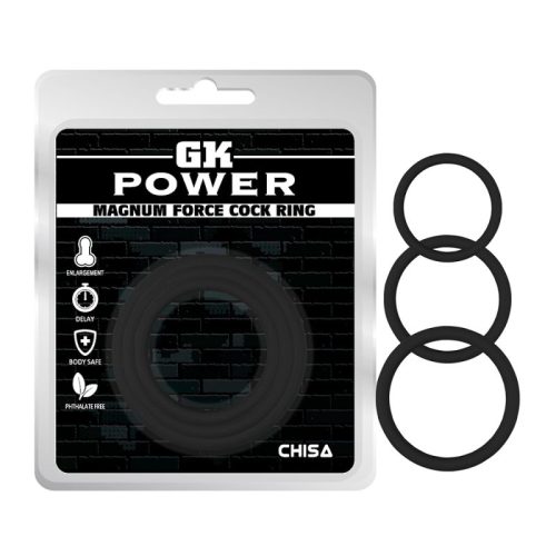 Magnum Force Cock Ring Set Black - Image 4