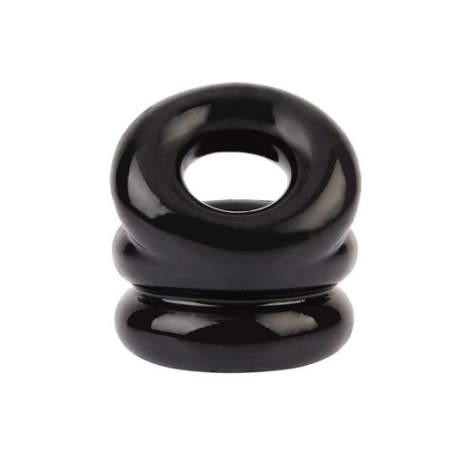 Stacked Dual Pleasure Ring Black - Image 4
