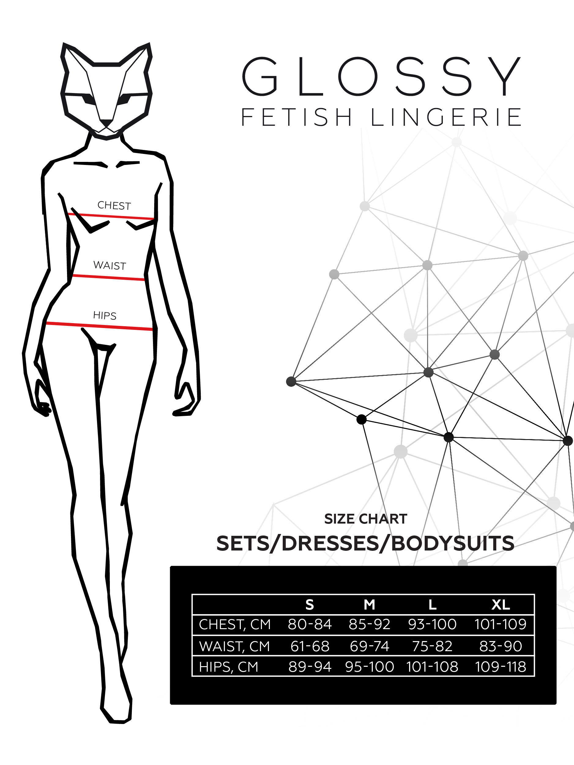 Glossy Wetlook Lace Side Panel Chemise Tyra - Image 7