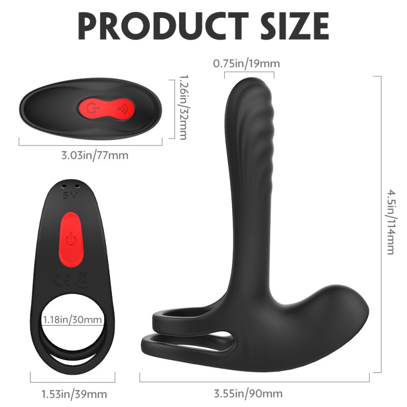 Frank Remote Control Vibrating Penis Shaft and Clit Stim Enhancer - Image 9