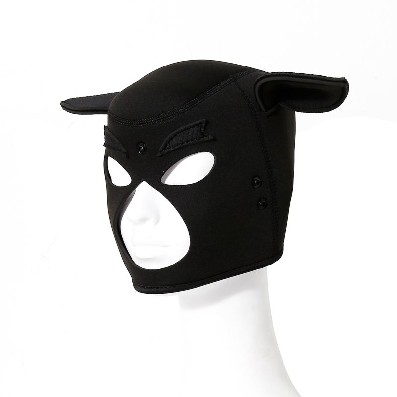 Neoprene Pig Mask Black - Image 6