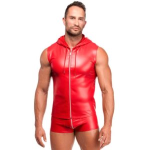 Red Ignite Hooded Vest